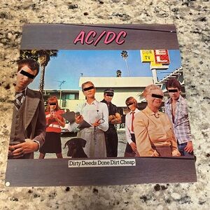 AC/DC Dirty Deeds Done Dirt Cheap 1976 Vinyl LP